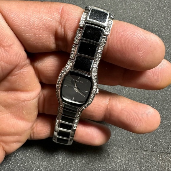 CITIZEN Eco-Drive Ladies Bracelet Watch B023-S064066 Swarovski Crystal’s Working - Picture 6 of 10